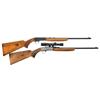 Image 1 : Two Browning Semi-Automatic Rifles -A) Browning Grade I Semi-Automatic Rifle with Early Wheel Sight 