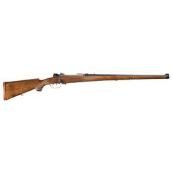 Engraved and Carved Peterlongo Model 98 Bolt Action Rifle