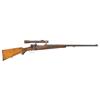 Image 1 : Sporterized Mauser Model 98 Bolt Action Rifle with Scope