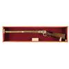 Image 1 : Cased Engraved Gold Plated Rossi Model 1892 Florida American Legion Commemorative Lever Action Rifle
