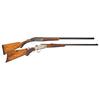 Image 1 : Two Davenport Long Guns -A) Davenport Single Barrel Shotgun   B) Davenport Single Shot Rifle with
