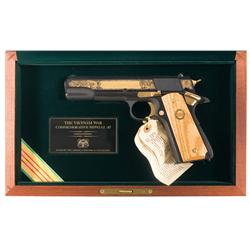 Cased Auto Ordnance Model 1911A1 Vietnam War Commemorative Semi-Automatic Pistol