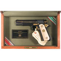 Cased Auto Ordnance Corp Model 1911A1 D-Day Commemorative Semi-Automatic Pistol