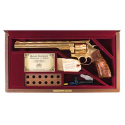 Cased Dan Wesson Deluxe Edition Model 44 Second Amendment Commemorative Double Action Revolver