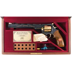 Cased Dan Wesson Model 44 Second Amendment Commemorative Double Action Revolver