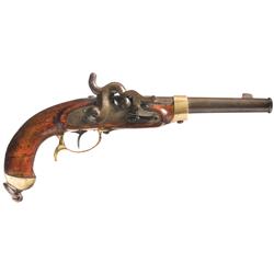 Prussian Conversion Percussion Military Pistol