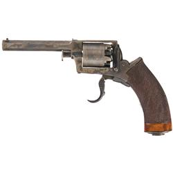 Pfeuffer Stuttgart Marked Folding Trigger Percussion Revolver