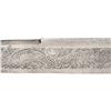 Image 3 : Brownhill Sheffield Gold Rush Themed Etched Bowie Knife with Stag Handle and Sheath