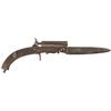 Image 1 : Very Unusual Unmarked Double Bladed Percussion Knife Pistol