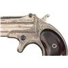 Image 3 : Outstanding Rare Early Model Factory Engraved Remington Over/Under Double Barrel Derringer with Hols