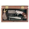Image 1 : Unique Blunt & Syms Small Frame Percussion Pepperbox, Serial Number 2, with Case