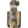 Image 3 : Rare Factory Engraved Silver and Gold Plated Colt Model 1851 Navy Revolver with Checkered Ivory Grip