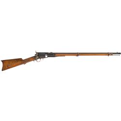 Unique Deluxe Colt Model 1855 Cartridge Conversion Revolving Rifle