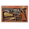 Image 1 : Excellent Cased Colt Model 1849 Pocket Revolver with Accessories