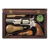 Image 1 : Cased Colt Model 1855 Two Side Hammer "Root" Pocket Revolver with Accessories
