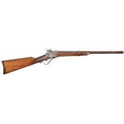 Rare Factory Engraved Sharps Model 1853 Slant-Breech Shotgun