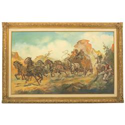 Jim Smith Oil on Canvas Painting