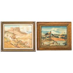 Two Western Themed Paintings
