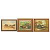 Image 1 : Three Oil on Canvas Landscape Paintings