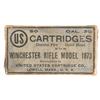 Image 1 : Box of United States Cartridge Co. .38 Caliber Cartridges for Winchester Model 1873 Rifle