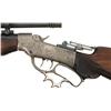 Image 2 : Engraved Custom Pope Marlin Ballard No. 6 1/2 Rigby Action Scoped Target Rifle
