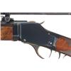 Image 2 : Rare Late Production Winchester Model 1885 Takedown High Wall Single Shot Schuetzen Rifle with Scope