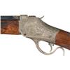 Image 7 : Pair of Engraved Gold Inlaid Consecutively Serial Numbered Ballard Rifle Company Model 1885 Single S