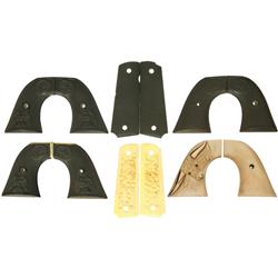 Six Sets of Grips for Colt Single Action Revolver and Semi-Automatic Pistol