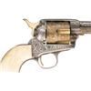 Image 3 : Cole Agee Signed Cattle Brand Engraved Gold and Silver Plated Colt Single Action Army Revolver