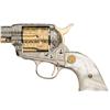 Image 2 : Cole Agee Style Custom Engraved Colt Single Action Revolver with Pearl Grips