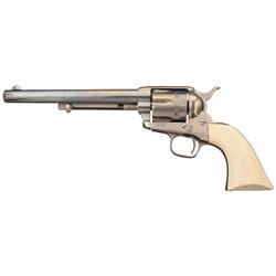 Colt Single Action Army .44 Rimfire Revolver with Ivory Grips