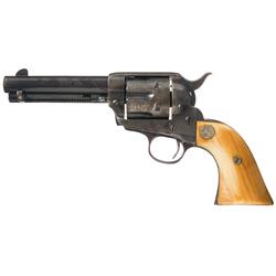 Pre-War Omaha, Nebraska Shipped Colt Frontier Six Shooter Single Action Army Revolver with Later Pro