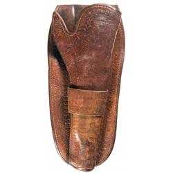 Montana Territory Marked "Mexican Loop" Holster for Remington Single Action Revolver