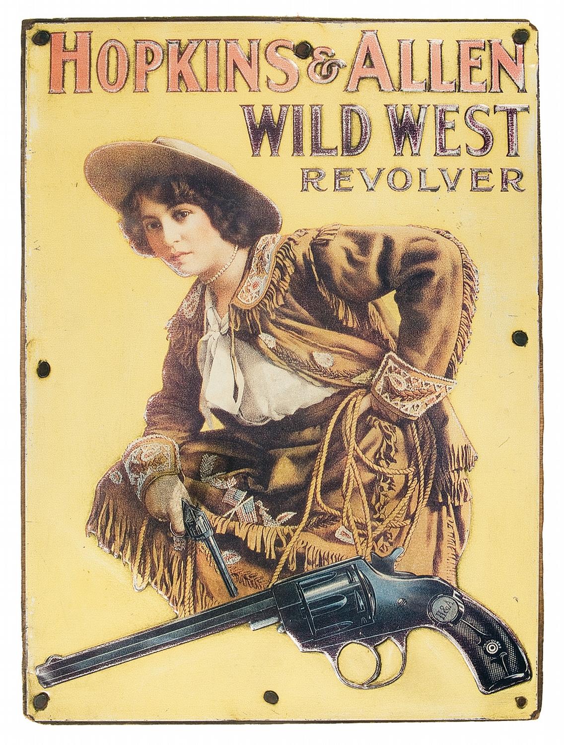 Hopkins & Allen Advertising Sign