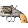 Image 2 : Factory Engraved Merwin Hulbert & Co. Third Model Pocket Army Double Action Revolver with Ivory Grip