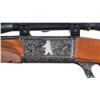 Image 2 : Custom Engraved and Silver Inlaid Savage Model 99 Lever Action Rifle with Scope
