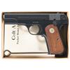 Image 1 : Exceptional U.S. Property Marked Colt Model 1908 380 Hammerless Pocket Pistol with Box