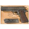 Image 1 : U.S. Colt Model 1911A1 Semi-Automatic Pistol with Reproduction Box and Extra Magazine