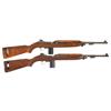 Image 1 : Two U.S. M1 Semi-Automatic Carbines -A) U.S. Rock-Ola M1 Carbine with Sling   B) U.S. Saginaw Ste