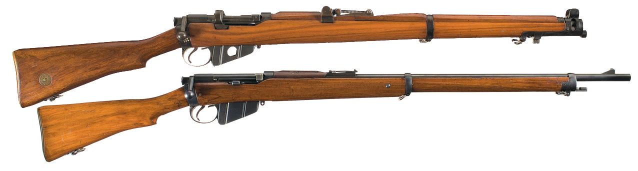 Two British Rifles -A) Birmingham Small Arms Company Mark IV British ...