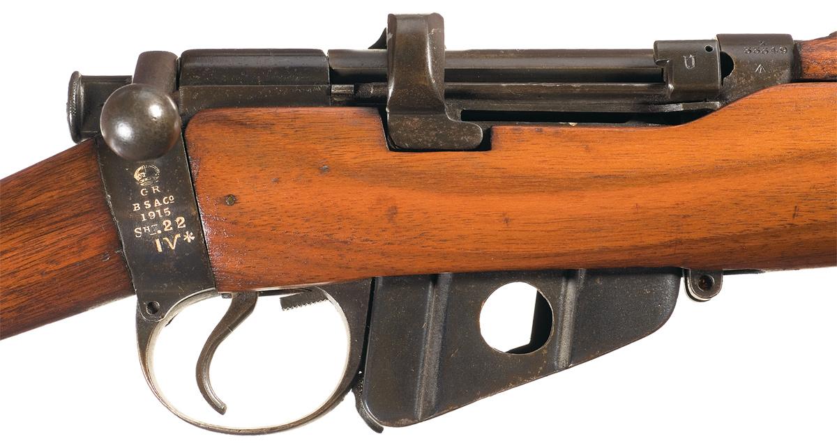 Two British Rifles A Birmingham Small Arms Company Mark IV British Two British Rifles A Birmingham Small Arms Company Mark IV British