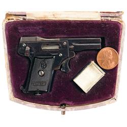Scarce Kolibri Miniature Pistol with Original Case