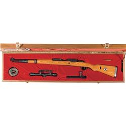 Steyr "bnz" Code 1944 Production Custom Long Rail Style Sniper Rifle with SS Markings, Commemorative