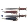 Image 1 : One SA Dagger and a National Socialist Motor Corps Dagger (NSKK), Both with Sheaths
