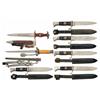 Image 1 : One Nazi Army Dagger with Portapee, One SA Dagger, and Five Hitler Youth Pattern Knives with Sheaths