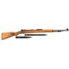 Image 1 : German Model GEW 98 Rework Bolt Action Rifle with Death Head Stamp and Bayonet