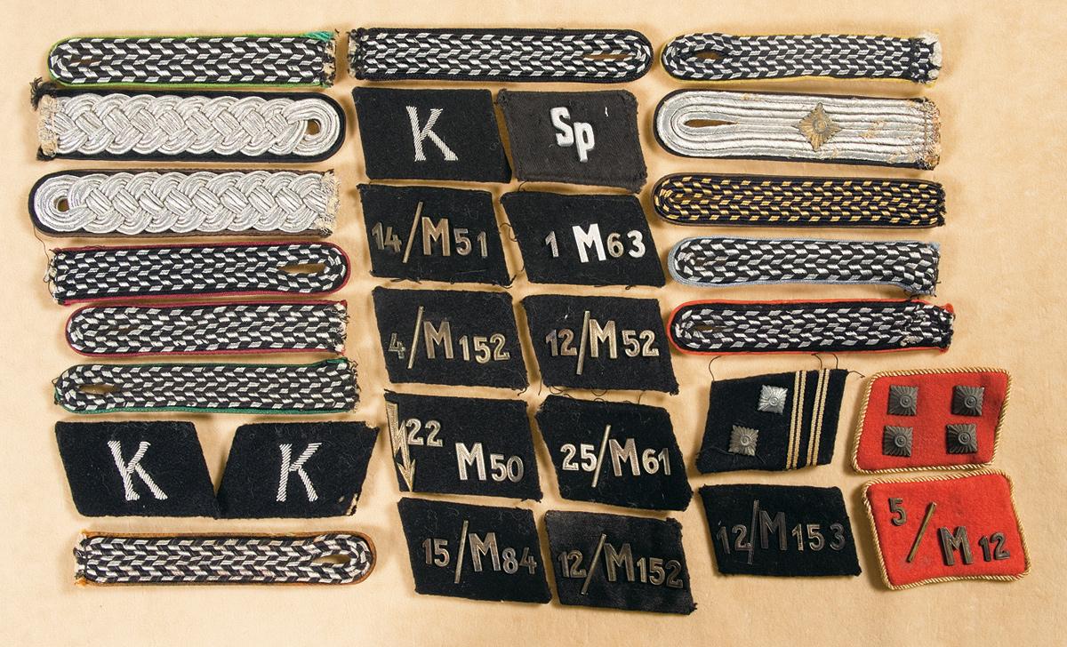 Group of Nazi Rank and Unit Patches, Chiefly from the NSKK