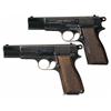 Image 1 : Two Nazi Proofed FN Model 1935 Semi-Automatic Pistols -A) Nazi Proofed FN Model 1935 High Power Semi