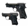 Image 1 : Collectors Lot of Two Beretta Semi-Automatic Pistols -A) Beretta Model 1935 Semi-Automatic Pistol wi