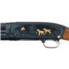 Image 2 : Custom Engraved and Gold Inlaid Winchester Model 12 Skeet Slide Action Shotgun
